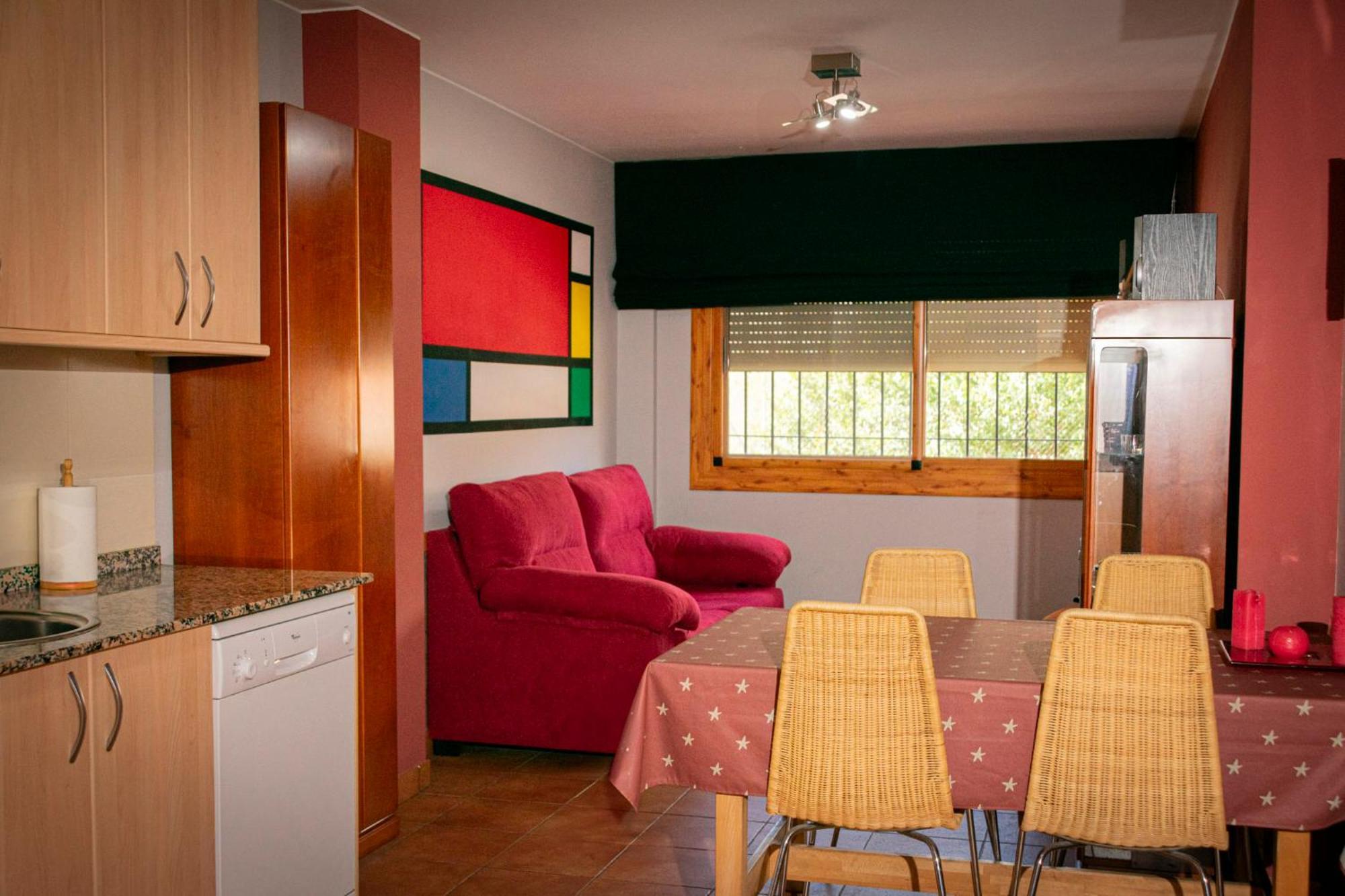 Casa Baja Apartment วาลเดร์โรเบรส ภายนอก รูปภาพ